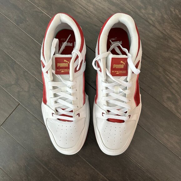Puma Slipstream Always On Lace Up Mens White/Maroon Sneakers US 12 - Picture 2 of 12